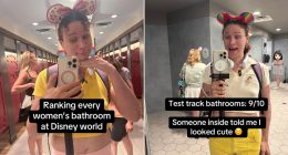 Trans influencer filming in the womenâs room is selfish